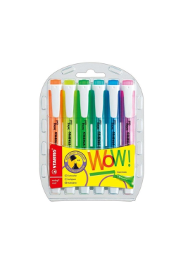 Estojo Marcador de Texto Swing Cool C/6 275/6-3 Stabilo